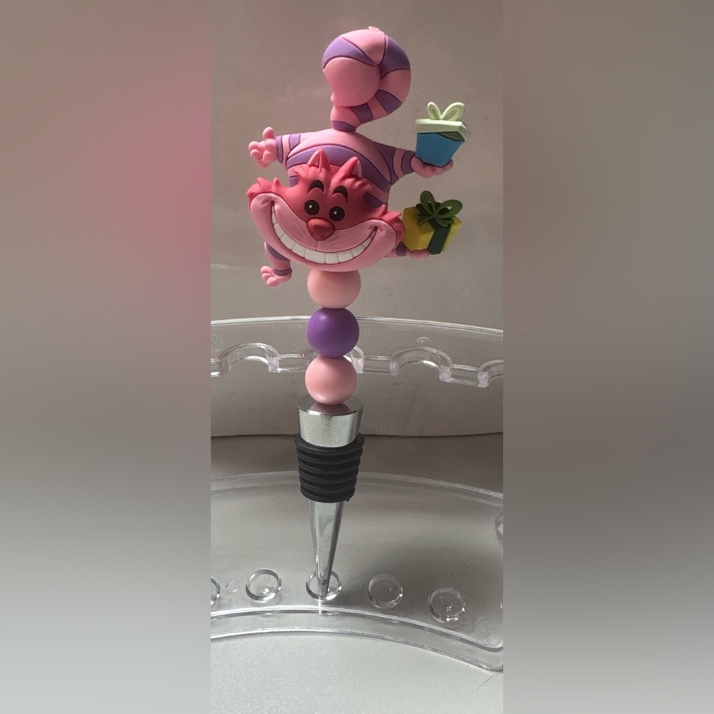 Wine stopper- Disney Cheshire